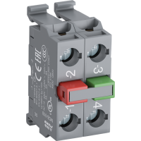 Kontaktas mygtukui į dėžutę 1no+1nc MCB-11B - ABB