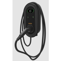 Stotelė įkrovimo montuojama 11kW 16A IP55 T2 su kabeliu 6.5m ir LCD 3.8" ekranu skaitiklis RFID/WiFi/LAN EV - MOREK