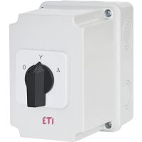 Perjungiklis žvaigždė-trikampis 25A dėžutėje IP65 CS 25 12 PN1 - ETI