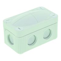 Dėžutė v/t [85x49x51] IP66/IP67 su gnybtais pilka be halogenų D3-12mm PFRAK206 - PROTEC