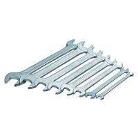 Rinkinys veržliarakčių dvigubi, tiesūs: 6x7, 8x9, 10x11, 12x13, 14x15, 16x17, 18x19, 20x22mm [rinkinyje 8 vnt.] - CIMCO