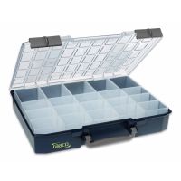 Dėžė su rankena [413x330x80] su skyreliais 20 (15vnt. 55x79mm, 5vnt. 109x79mm) CARRY-LITE 80 - CIMCO