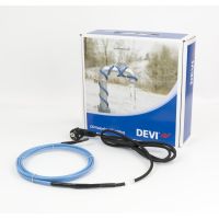 Kabelis šildymui savireguliuojantis 6m 60W 10W/m 230V su prijungimo laidu 1.5m DEVIpipeheat 10 V2 Readymade - DEVI
