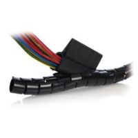 Vamzdis praskiriamas D32mm juodas su įrankiu kabelių įvedimui ir išvedimui [5m] - TRYTYT