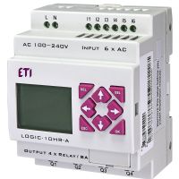 Relė programuojama 6I 4O 230V AC LOGIC-10HR-A - ETI