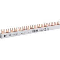 Šyna komutacinė 2P 16mm2 54 modulių šakutė IZ16/2F/54 - ETI