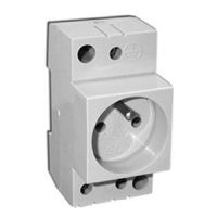 Lizdas ant DIN bėgelio su strypeliu - ETI