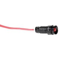 Lemputė raudona 24V AC LED su laidu D5mm LS LED 5 R 24AC - ETI