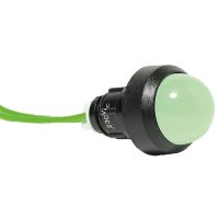 Lemputė žalia 230V AC LED su laidu D20mm LS LED 20 G 230AC - ETI