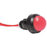 Lemputė raudona 230V AC LED su laidu D20mm LS LED 20 R 230AC - ETI