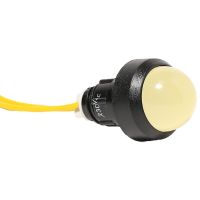Lemputė geltona 230V AC LED su laidu D20mm LS LED 20 Y 230AC - ETI