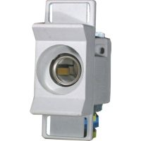 Lizdas saugikliui 1P D02 ant DIN bėgelio D02N-K E18 - ETI