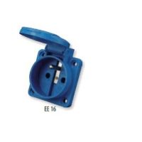 Lizdas CEE į/l SCHUKO 16A 250V IP54 EE16 - ETI