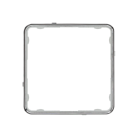 Juostelė dekoratyvinė chromo spalvos CDP - JUNG