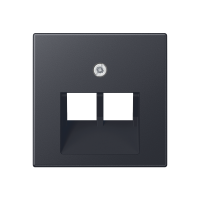 Dangtelis dvigubas UAE lizdui antracito matinės spalvos A - JUNG