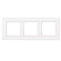 Rėmelis trigubas baltas DECO retro style - JUNG