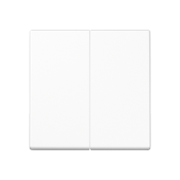 Klavišas dvigubam jungikliui baltas termoplastas A - JUNG