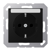 Lizdas p/t SCHUKO su markiravimo vieta juodos matinės spalvos A - JUNG