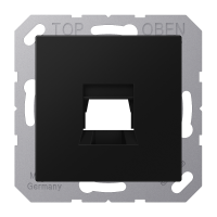 Dangtelis moduliniam lizdui su užuolaidėle juodos matinės spalvos A - JUNG