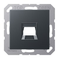 Dangtelis moduliniam lizdui su užuolaidėle antracito matinės spalvos A - JUNG