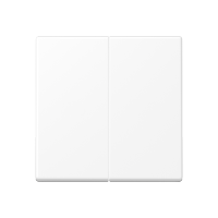 Klavišas dvigubam jungikliui šviesos valdymui baltos matinės spalvos A - JUNG