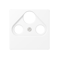 Dangtelis TV/SAT lizdui baltos matinės spalvos A - JUNG