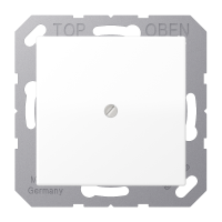 Dangtelis kabelių išvedimui baltos matinės spalvos A - JUNG