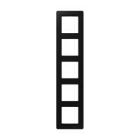 Rėmelis penkiagubas juodos matinės spalvos A FLOW - JUNG