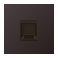 Dangtelis moduliniam lizdui su užuolaidėle juodo aliuminio spalvos LS - JUNG