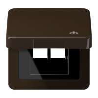 Dangtelis dvigubas UAE su uždengimu rudos spalvos CD - JUNG