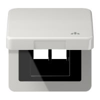 Dangtelis dvigubas UAE su uždengimu šviesiai pilkos spalvos CD - JUNG