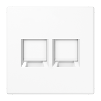 Dangtelis dvigubas moduliniam lizdui su užuolaidėle baltos spalvos LS - JUNG