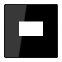 Dangtelis USB lizdui juodos spalvos LS - JUNG