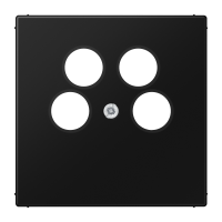 Dangtelis SAT/TV juodas matinis LS - JUNG