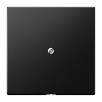 Dangtelis kabelių išvedimui juodas matinis LS - JUNG