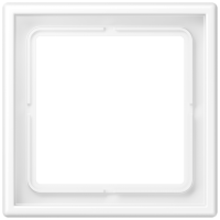 Rėmelis viengubas baltos matinės spalvos LS - JUNG