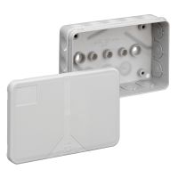 Dėžutė v/t [130x85x37] IP55 tuščia pilka be halogenų 2K 16-L - SPELSBERG