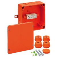 Dėžutė v/t [165x165x76] IP65/54 E30-E90 su gnybtais 3x10mm2 be halogenų WKE4-Duo 3x10 - SPELSBERG