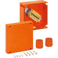 Dėžutė v/t [200x200x110] IP66 E30 su gnybtais 5x35mm2 be halogenų WKE402RK - SPELSBERG