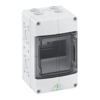 Skydelis v/t 5 modulių IP65 su PE/N gnybtais [125x200x122] AKi05 - SPELSBERG