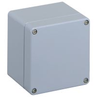 Dėžutė v/t [100x100x80] IP66 iQ tuščia aliumininė pilka AL1010-8 - SPELSBERG