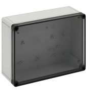 Dėžutė v/t [254x180x90] IP66 tuščia skaidrus dangtelis be vietų sandarikliams TKPS2518-9-to - SPELSBERG