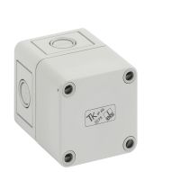 Dėžutė v/t [65x65x81] IP66 tuščia pilka be halogenų TKPS77-8-m - SPELSBERG