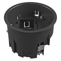 Dėžutė grindinė 2x1 modulių 45 juoda RAL9011 MT R2 1-1 - OBO BETTERMANN