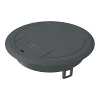 Liukas grindinis su atidaromu dangčiu pilkas GES R2 7011 - OBO BETTERMANN