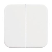 Klavišas dvigubam jungikliui baltas 2505-214 REFLEX - ABB