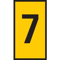 Markiruotė "7" laidui užspaudžiama 1.5-2.5mm2 WIC2 [pak. po 200 vnt.] - HELLERMANN TYTON
