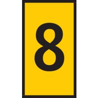 Markiruotė "8" laidui užspaudžiama 1.5-2.5mm2 WIC2 [pak. po 200 vnt.] - HELLERMANN TYTON