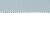 Dangtelis angų uždengimo 12 modulių baltas - HAGER