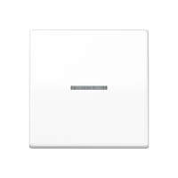 Klavišas viengubam jungikliui su pašvietimu baltas AS 500 - JUNG